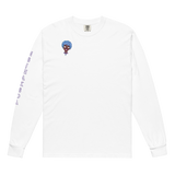 Blue Booberry Garment-Dyed Heavyweight Long-Sleeve Shirt