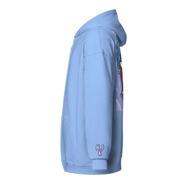 Blue Booberry Unisex Heavy Blend Zip Hoodie