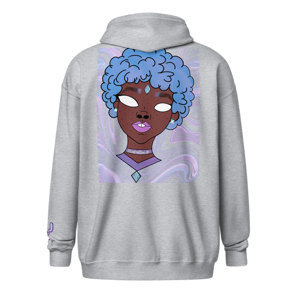 Blue Booberry Unisex Heavy Blend Zip Hoodie