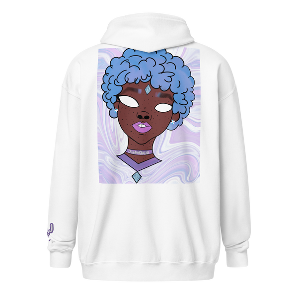 Blue Booberry Unisex Heavy Blend Zip Hoodie