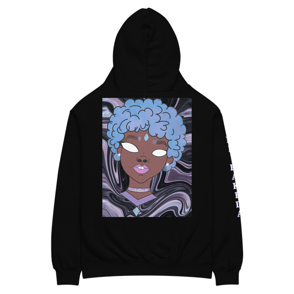 Blue Booberry Unisex Oversized Hoodie