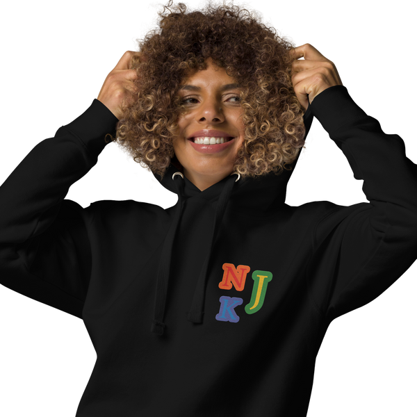 True Pride Embroidered Unisex Hoodie
