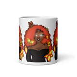 The Za White Glossy Mug