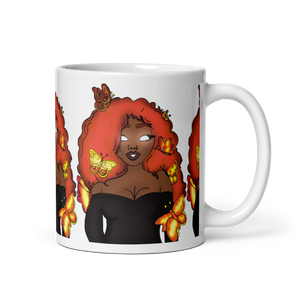 The Za White Glossy Mug