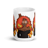 The Za White Glossy Mug