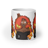 The Za White Glossy Mug