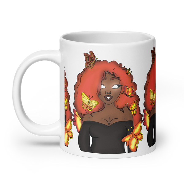 The Za White Glossy Mug