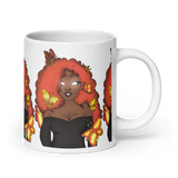 The Za White Glossy Mug