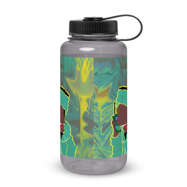 Blesser Bart Wide Mouth Plastic Water Bottle