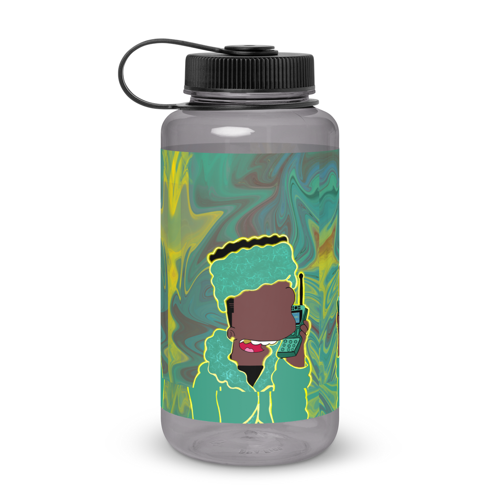 Blesser Bart Wide Mouth Plastic Water Bottle