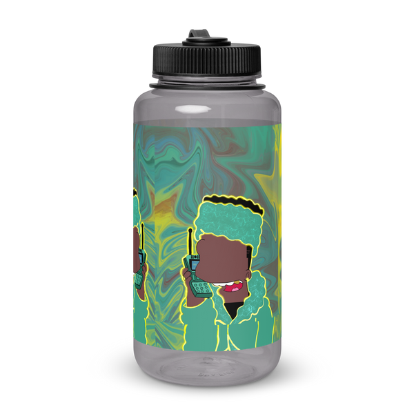 Blesser Bart Wide Mouth Plastic Water Bottle