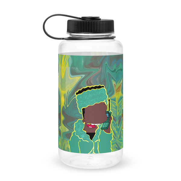 Blesser Bart Wide Mouth Plastic Water Bottle