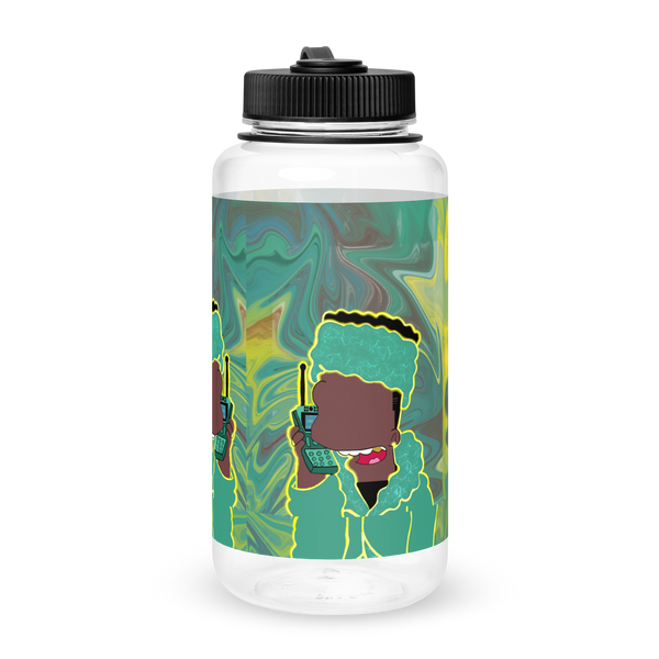 Blesser Bart Wide Mouth Plastic Water Bottle