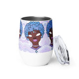 Blue Booberry Wine Tumbler