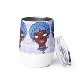 Blue Booberry Wine Tumbler