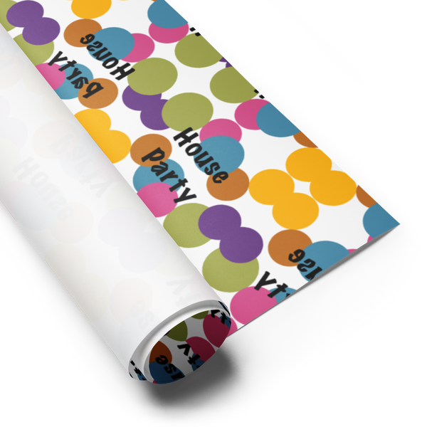 Party House Wrapping Paper Sheets