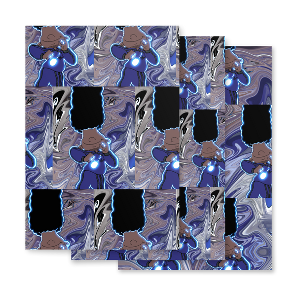 Berry Blues Wrapping Paper Sheets