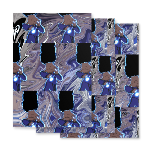Berry Blues Wrapping Paper Sheets