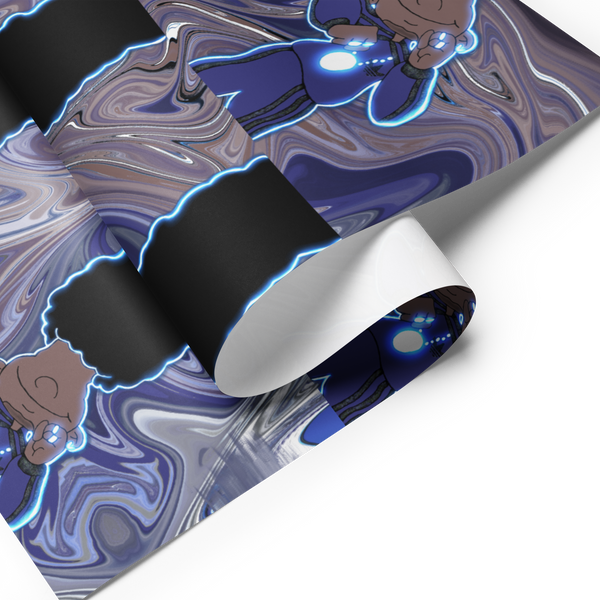 Berry Blues Wrapping Paper Sheets