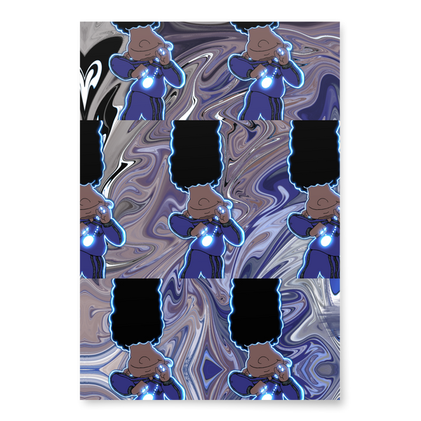 Berry Blues Wrapping Paper Sheets