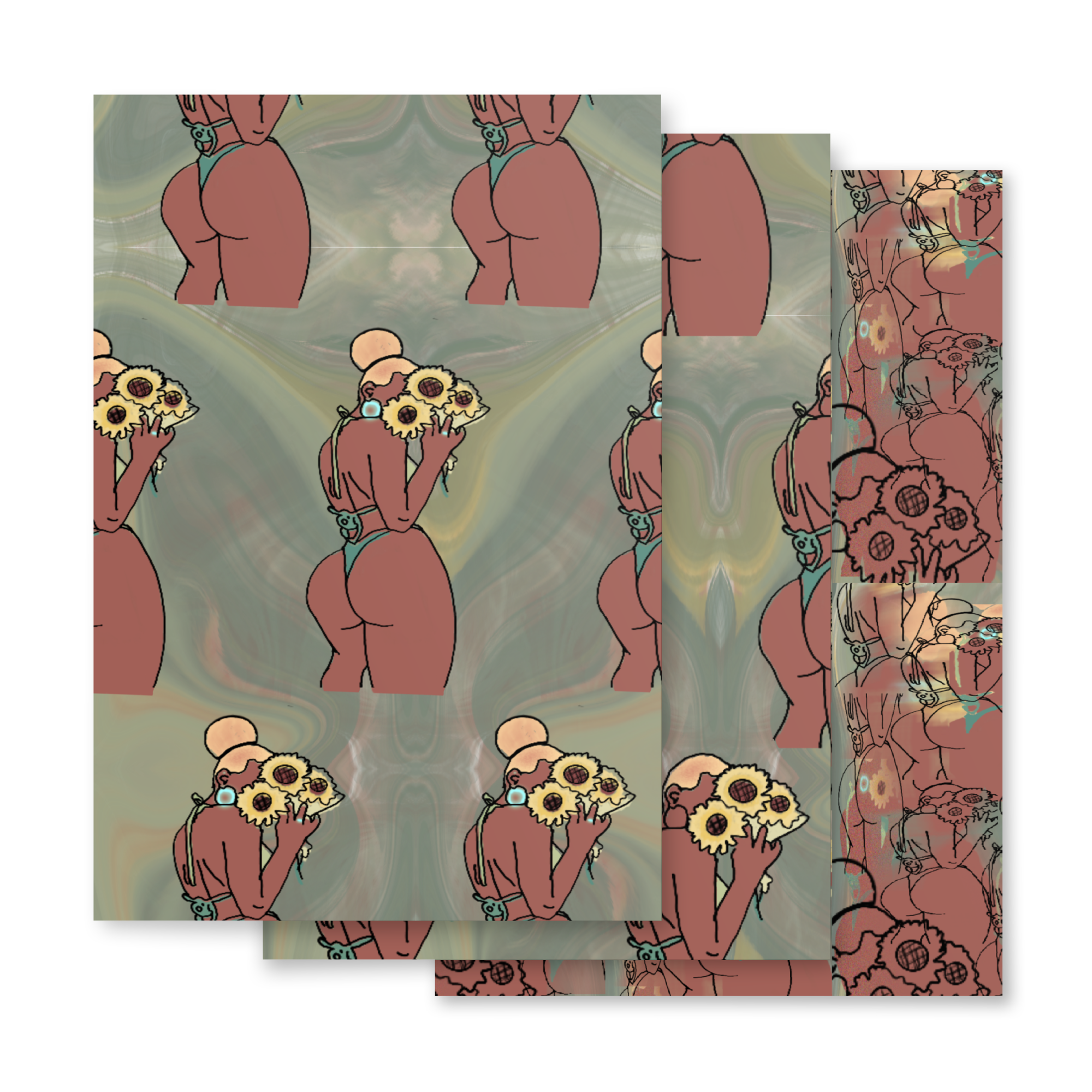 Big Booty Belle’s Wrapping Paper Sheets