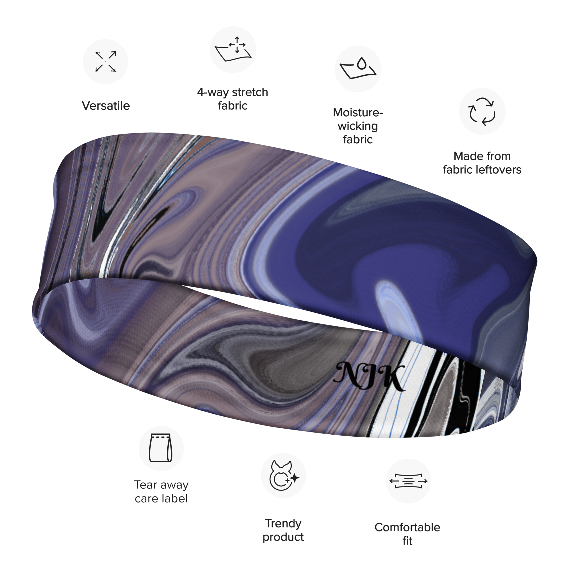 Berry Blues Headband