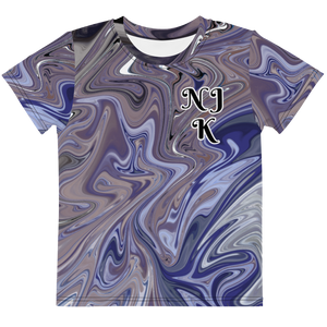 Berry Blues Kids Crew Neck T-Shirt