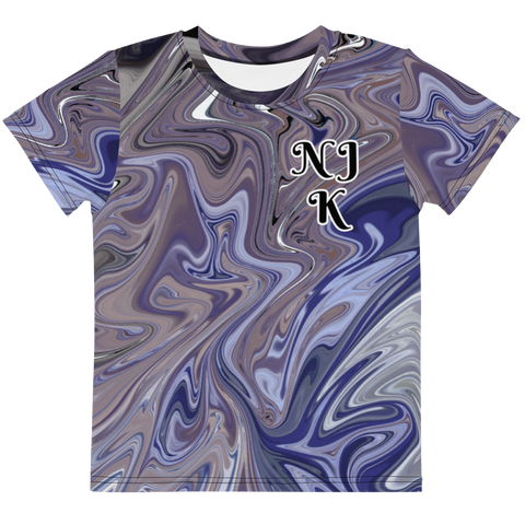 Berry Blues Kids Crew Neck T-Shirt