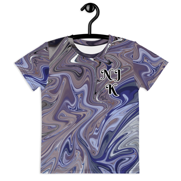 Berry Blues Kids Crew Neck T-Shirt