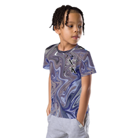 Berry Blues Kids Crew Neck T-Shirt