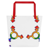 Queers All-Over Print Large Tote Bag
