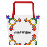 Queers All-Over Print Large Tote Bag