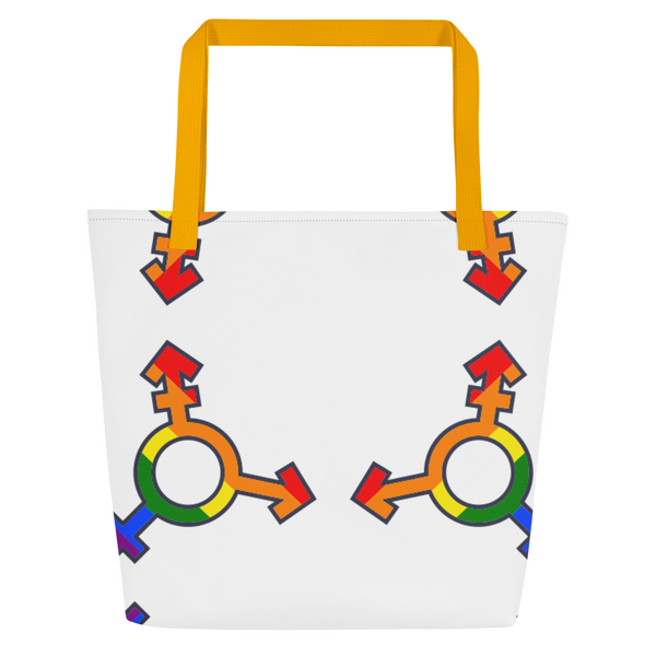 Queers All-Over Print Large Tote Bag