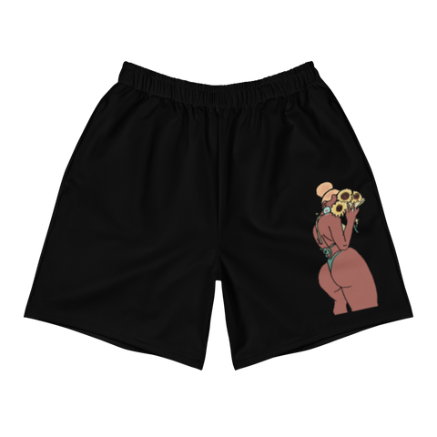 Big Booty Belle Men's Athletic Long Shorts