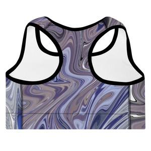 Berry Blues Padded Sports Bra