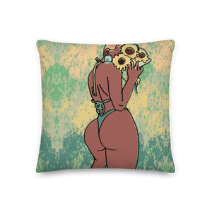 Big Booty Bald Belle Premium Pillow