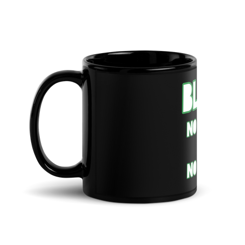 100% Black Glossy Mug