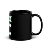 100% Black Glossy Mug