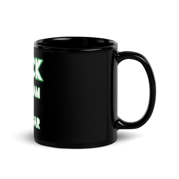 100% Black Glossy Mug