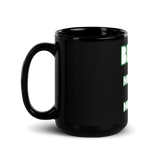 100% Black Glossy Mug