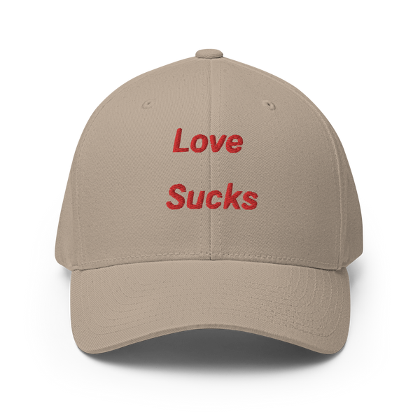 Love Sucks Structured Twill Cap
