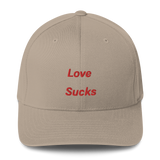 Love Sucks Structured Twill Cap
