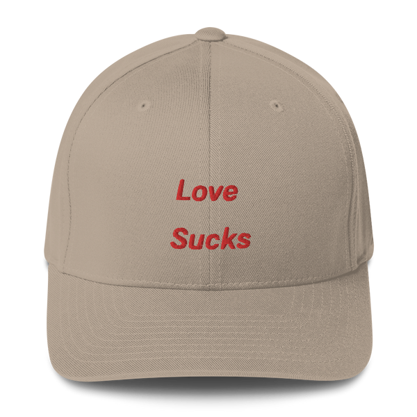 Love Sucks Structured Twill Cap