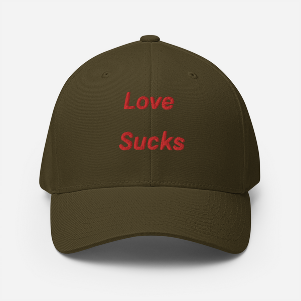 Love Sucks Structured Twill Cap