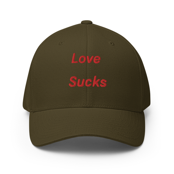 Love Sucks Structured Twill Cap