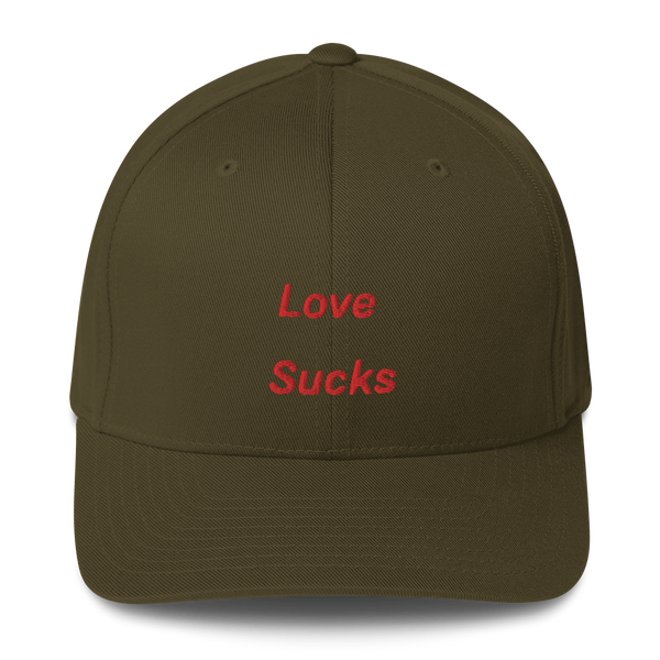 Love Sucks Structured Twill Cap