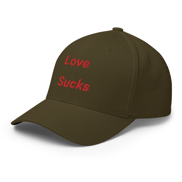 Love Sucks Structured Twill Cap