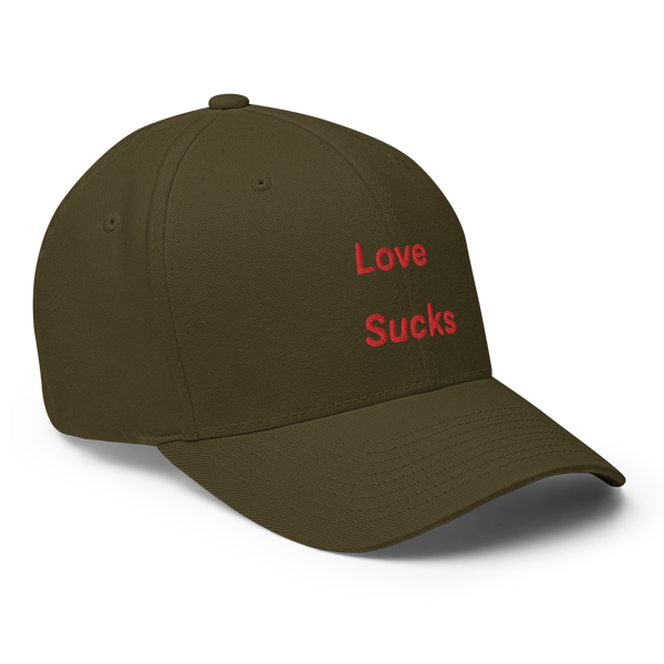 Love Sucks Structured Twill Cap