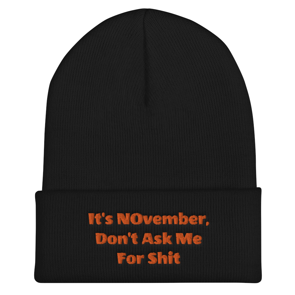 NOvember Cuffed Beanie