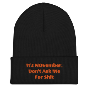NOvember Cuffed Beanie
